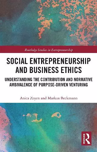 Social Entrepreneurship and Business Ethics cover