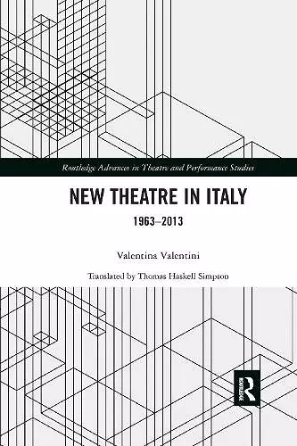 New Theatre in Italy cover