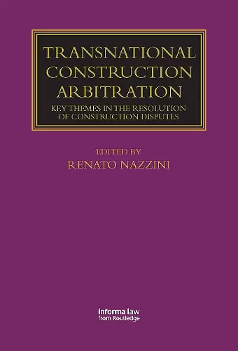 Transnational Construction Arbitration cover