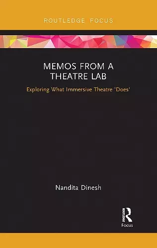 Memos from a Theatre Lab cover