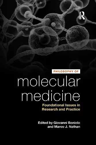 Philosophy of Molecular Medicine cover