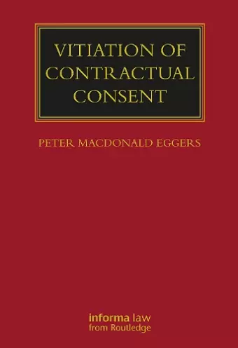 Vitiation of Contractual Consent cover