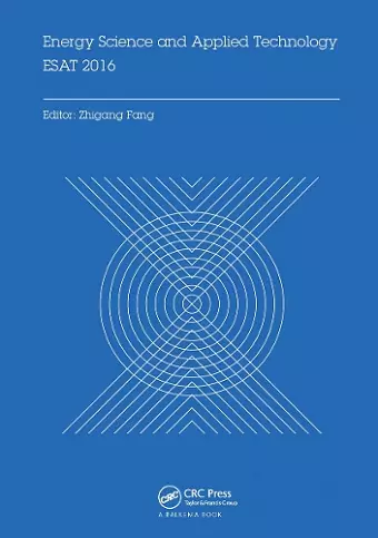 Energy Science and Applied Technology ESAT 2016 cover