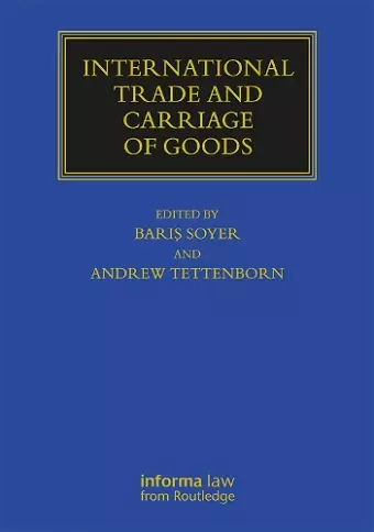 International Trade and Carriage of Goods cover