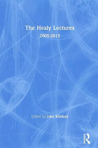 The Healy Lectures cover