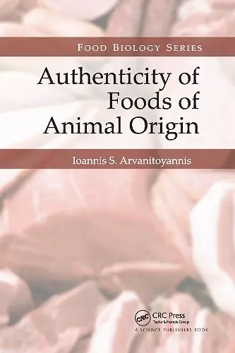 Authenticity of Foods of Animal Origin cover