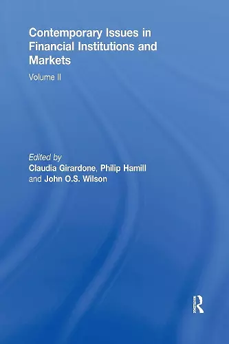 Contemporary Issues in Financial Institutions and Markets cover