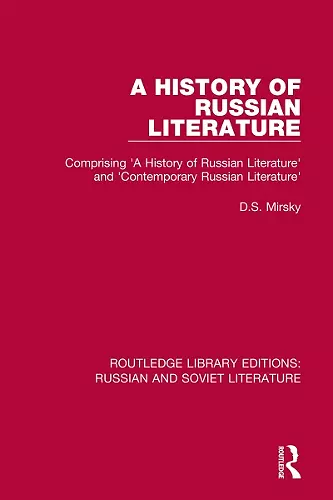 A History of Russian Literature cover