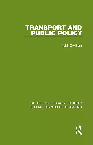 Transport and Public Policy cover