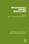 Behavioural Travel Modelling cover