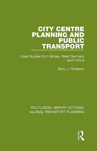 City Centre Planning and Public Transport cover