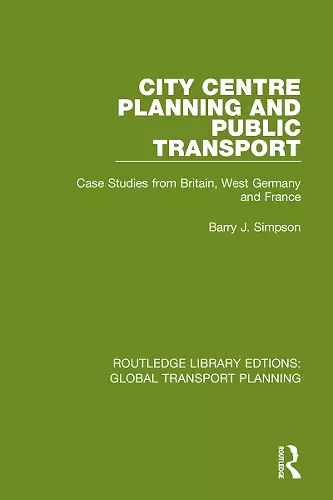 City Centre Planning and Public Transport cover