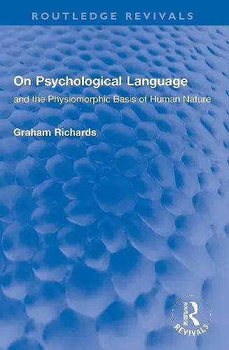 On Psychological Language cover