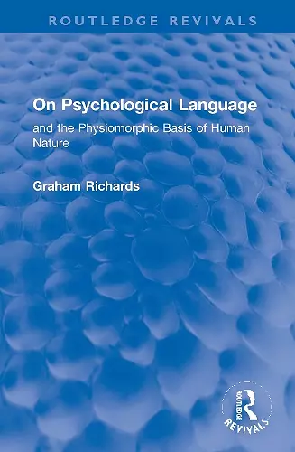 On Psychological Language cover