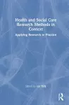 Health and Social Care Research Methods in Context cover