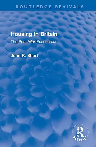 Housing in Britain cover