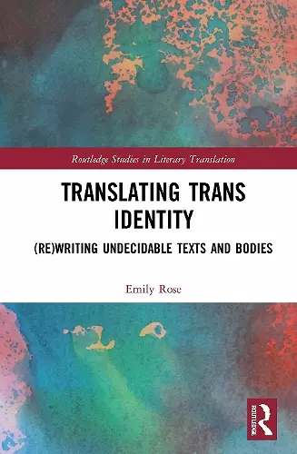 Translating Trans Identity cover