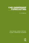 Car Ownership Forecasting cover