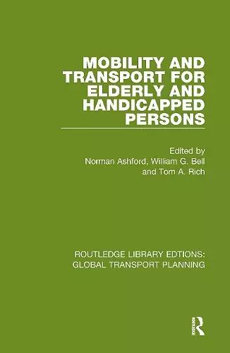 Mobility and Transport for Elderly and Handicapped Persons cover