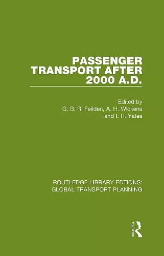 Passenger Transport After 2000 A.D. cover