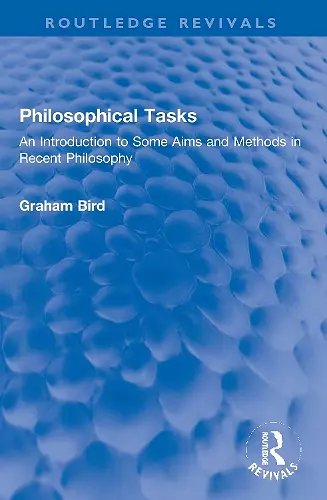 Philosophical Tasks cover