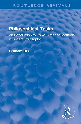 Philosophical Tasks cover