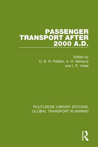 Passenger Transport After 2000 A.D. cover