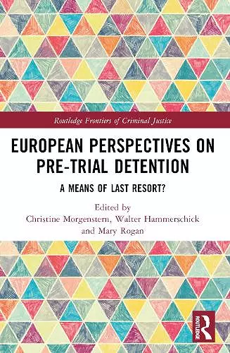 European Perspectives on Pre-Trial Detention cover