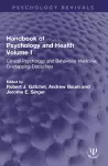 Handbook of Psychology and Health, Volume I cover