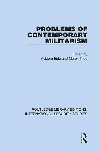 Problems of Contemporary Militarism cover