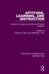 Aptitude, Learning, and Instruction cover