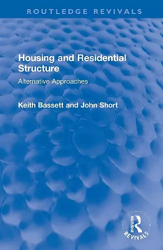 Housing and Residential Structure cover