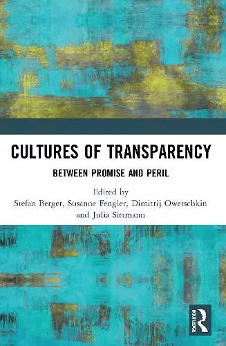 Cultures of Transparency cover