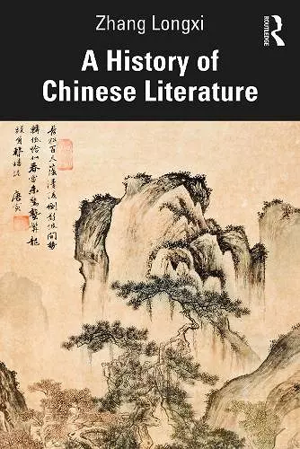 A History of Chinese Literature cover