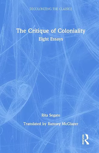 The Critique of Coloniality cover