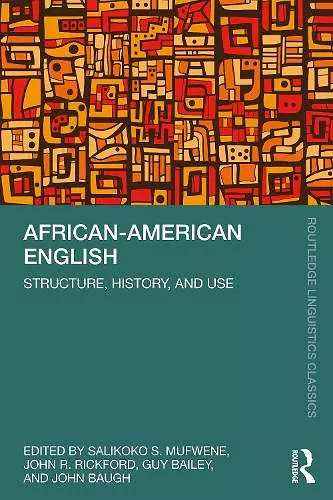 African-American English cover