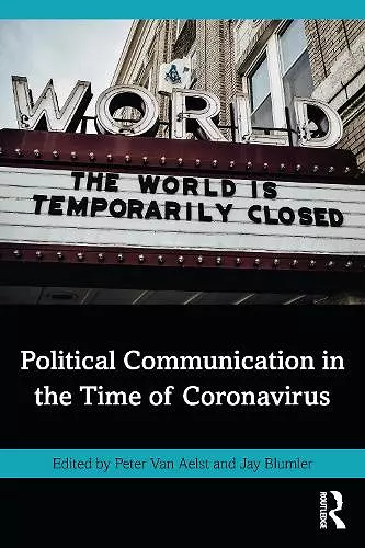 Political Communication in the Time of Coronavirus cover