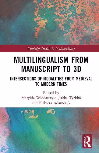 Multilingualism from Manuscript to 3D cover