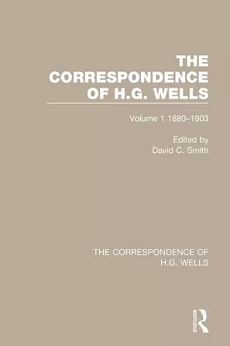 The Correspondence of H.G. Wells cover