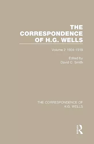 The Correspondence of H.G. Wells cover