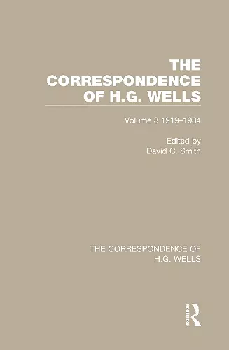 The Correspondence of H.G. Wells cover