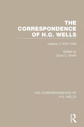 The Correspondence of H.G. Wells cover