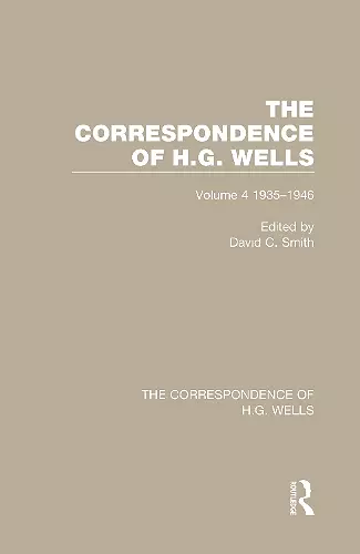 The Correspondence of H.G. Wells cover