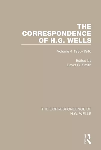 The Correspondence of H.G. Wells cover