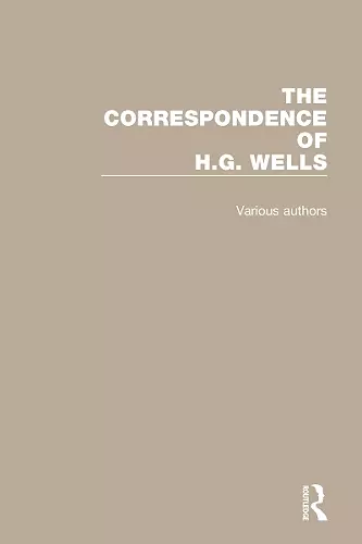 The Correspondence of H.G. Wells: Volumes 1–4 cover