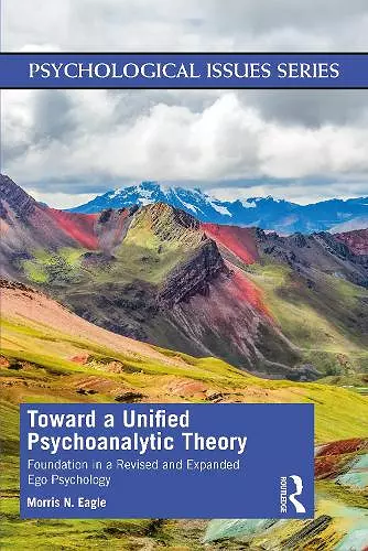 Toward a Unified Psychoanalytic Theory cover