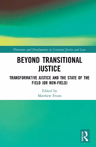 Beyond Transitional Justice cover