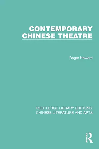 Contemporary Chinese Theatre cover