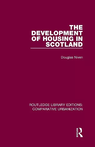 The Development of Housing in Scotland cover