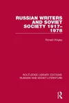 Russian Writers and Soviet Society 1917–1978 cover